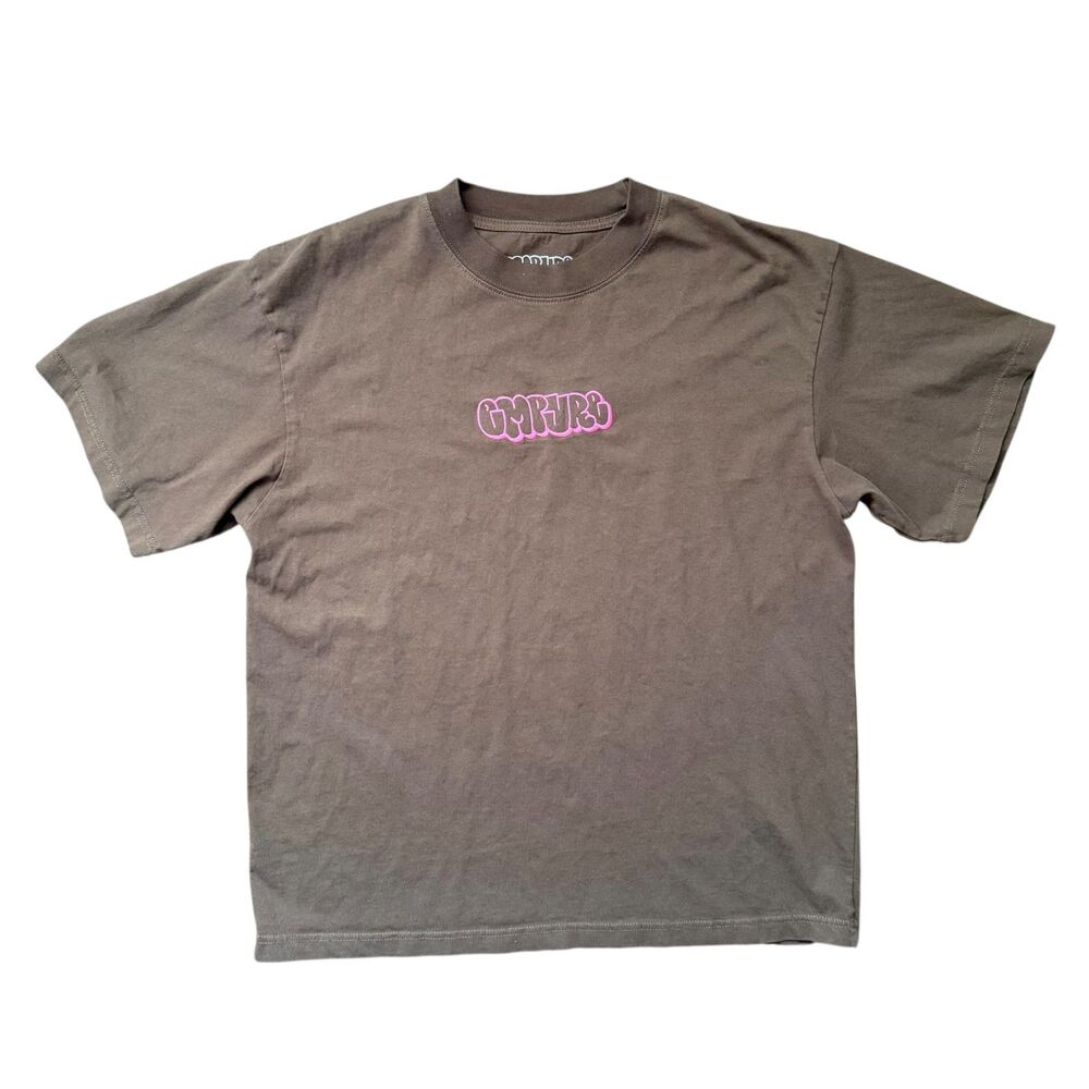 Empyre Embroidered Brown/Pink Men's Tee Size M Gym Woekout Athletic Streetwear